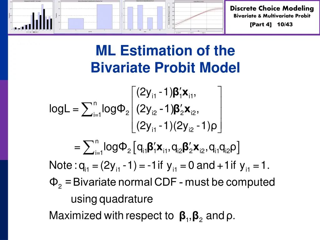 discrete choice modeling bivariate multivariate 9