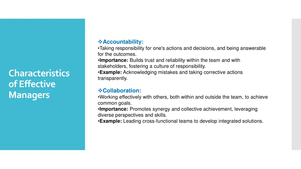 accountability taking responsibility