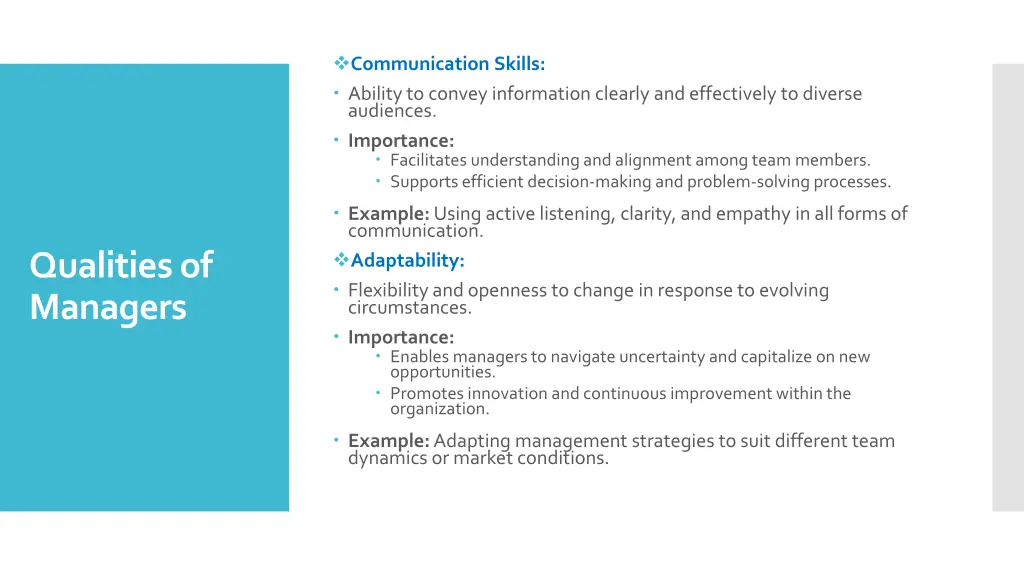 communication skills ability to convey