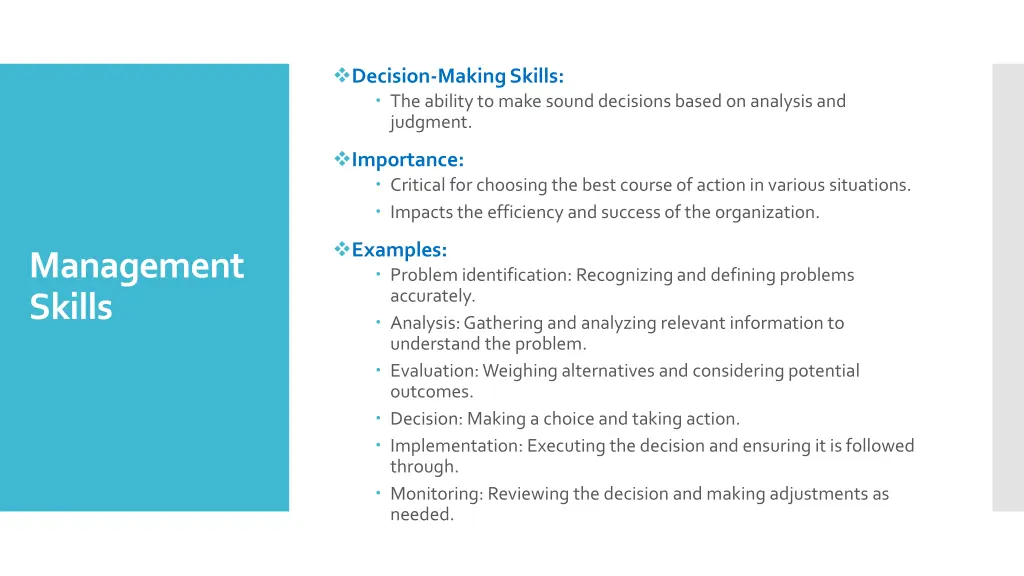 decision making skills the ability to make sound