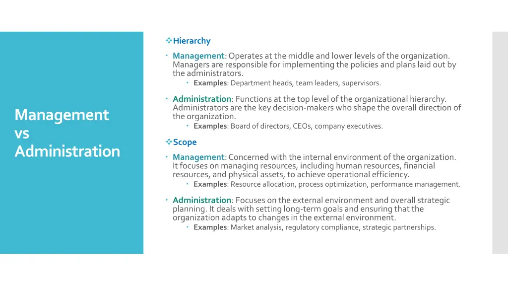 hierarchy