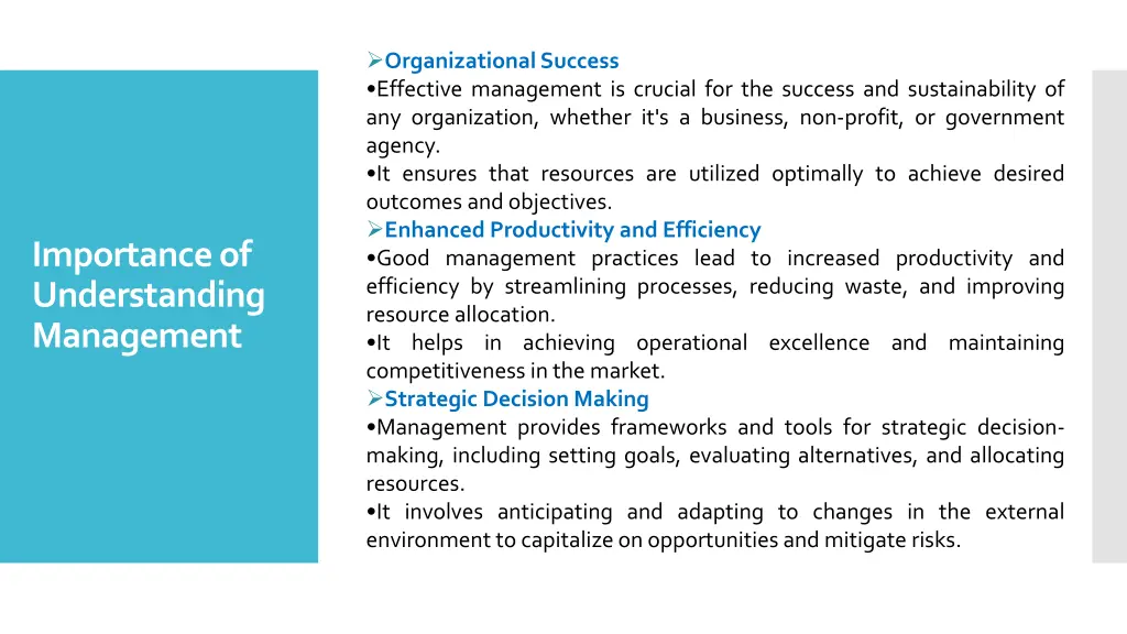 organizationalsuccess effective management