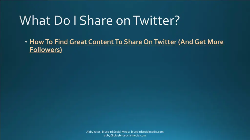 what do i share on twitter