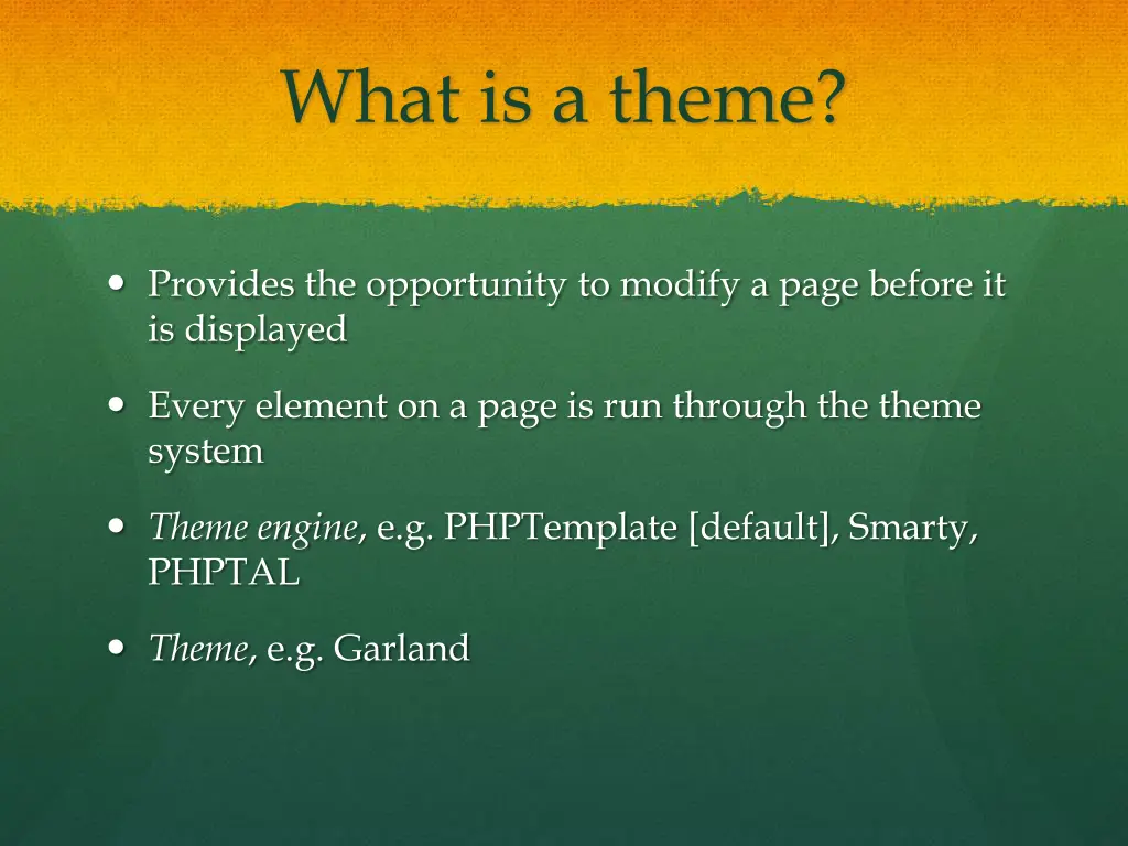 what is a theme