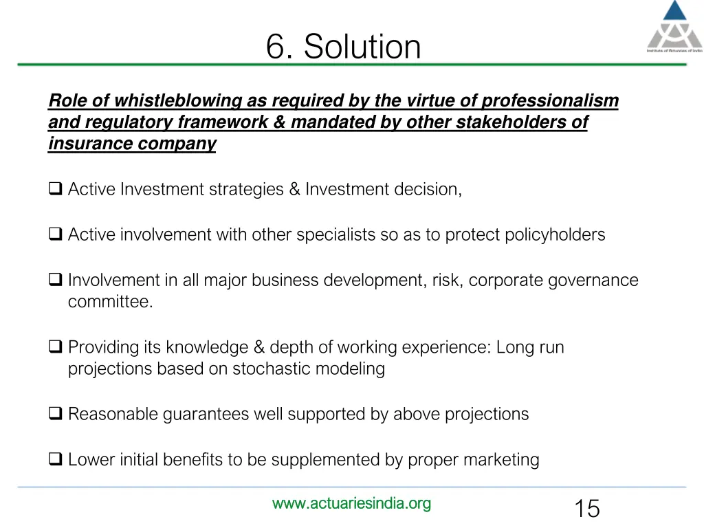 6 solution
