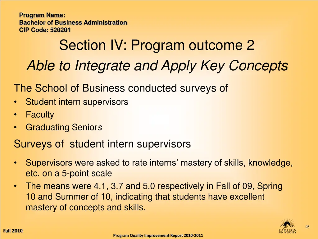 program name bachelor of business administration 24