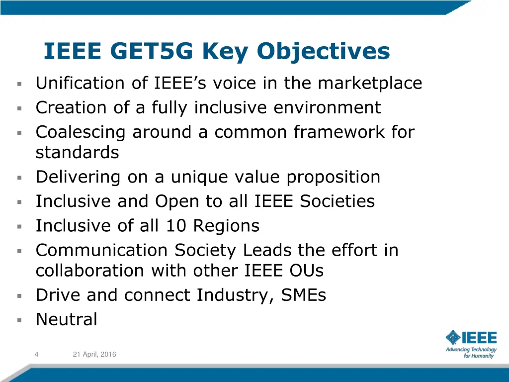 ieee get5g key objectives