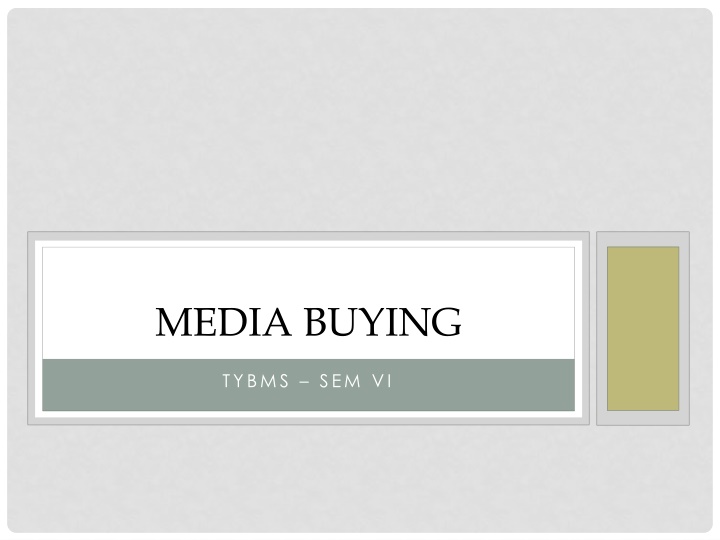 media buying