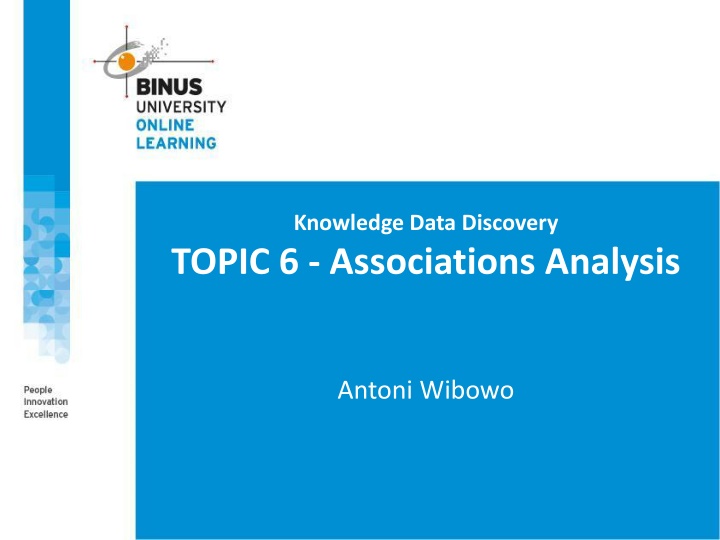 knowledge data discovery topic 6 associations