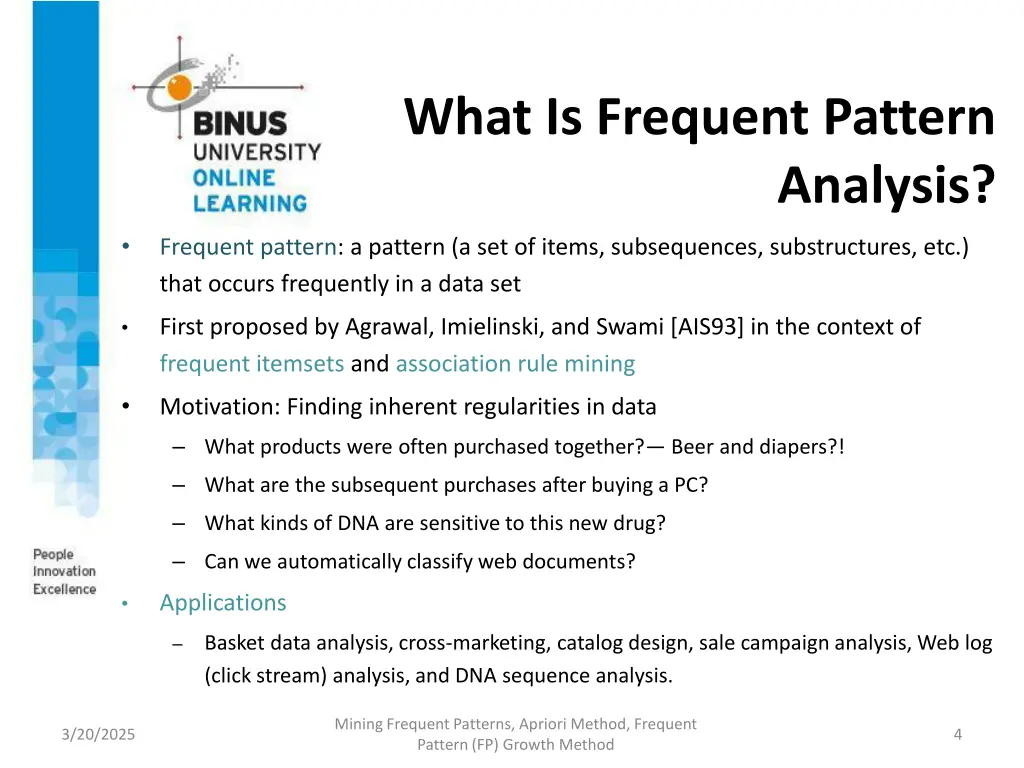 what is frequent pattern