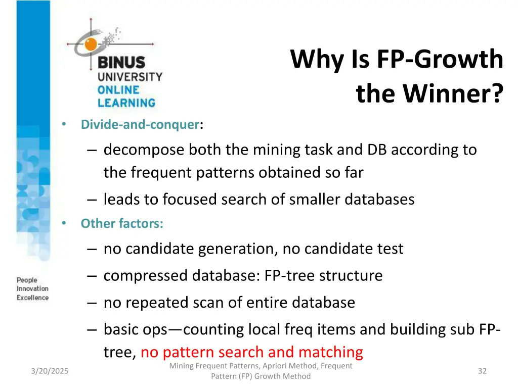 why is fp growth the winner