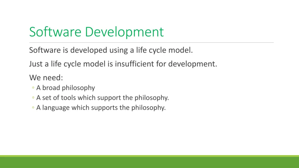 software development