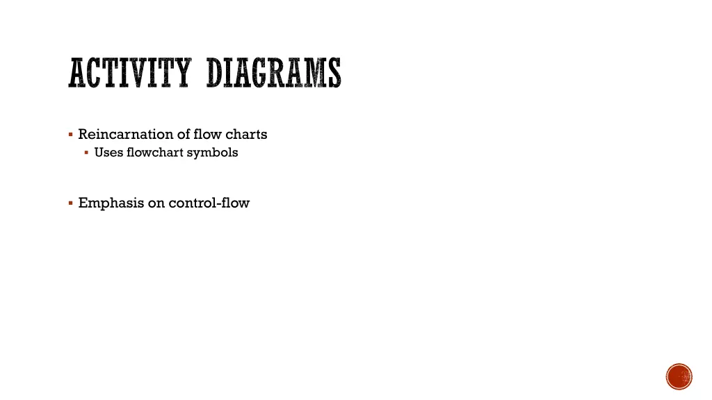activity diagrams