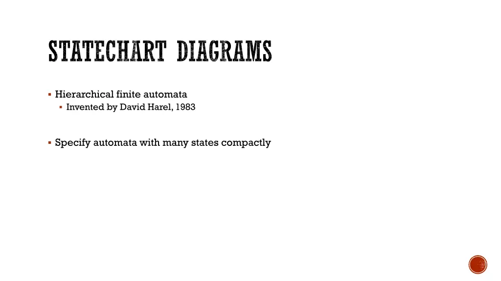 statechart diagrams