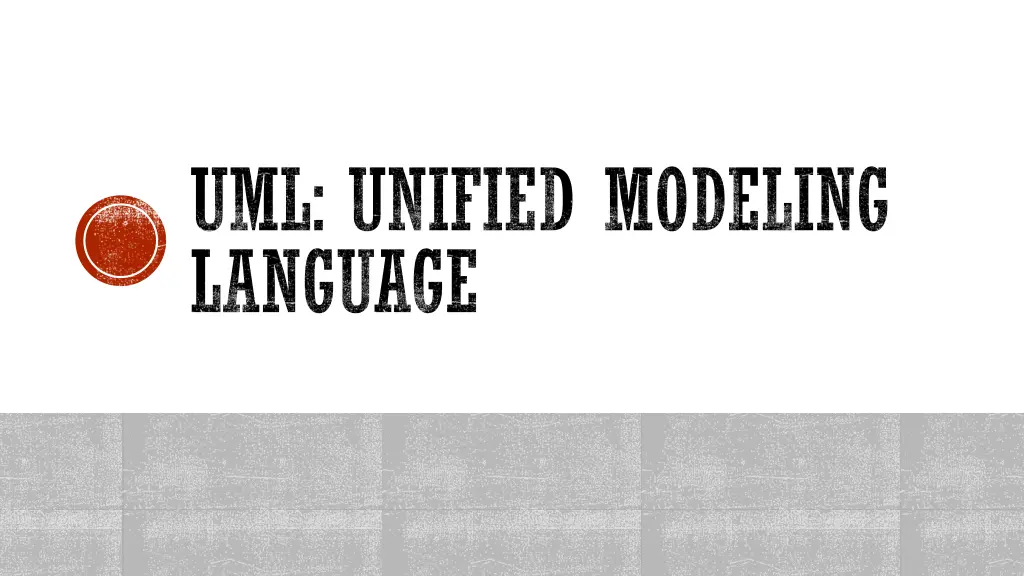 uml unified modeling language