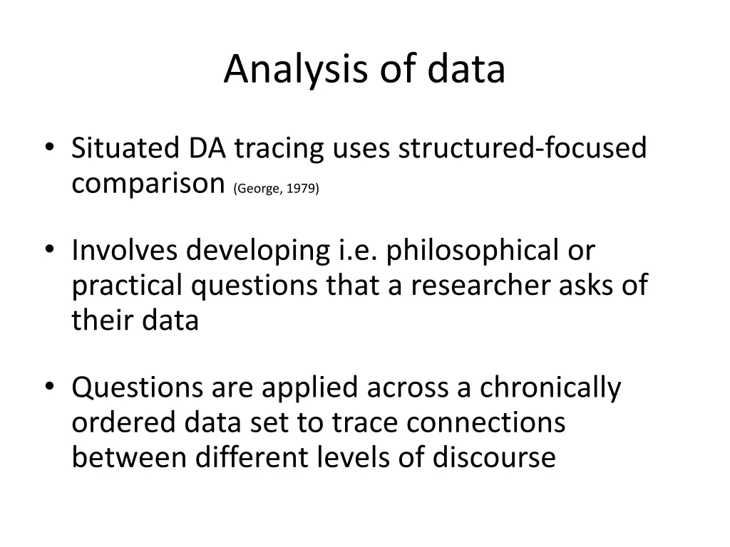 analysis of data 1