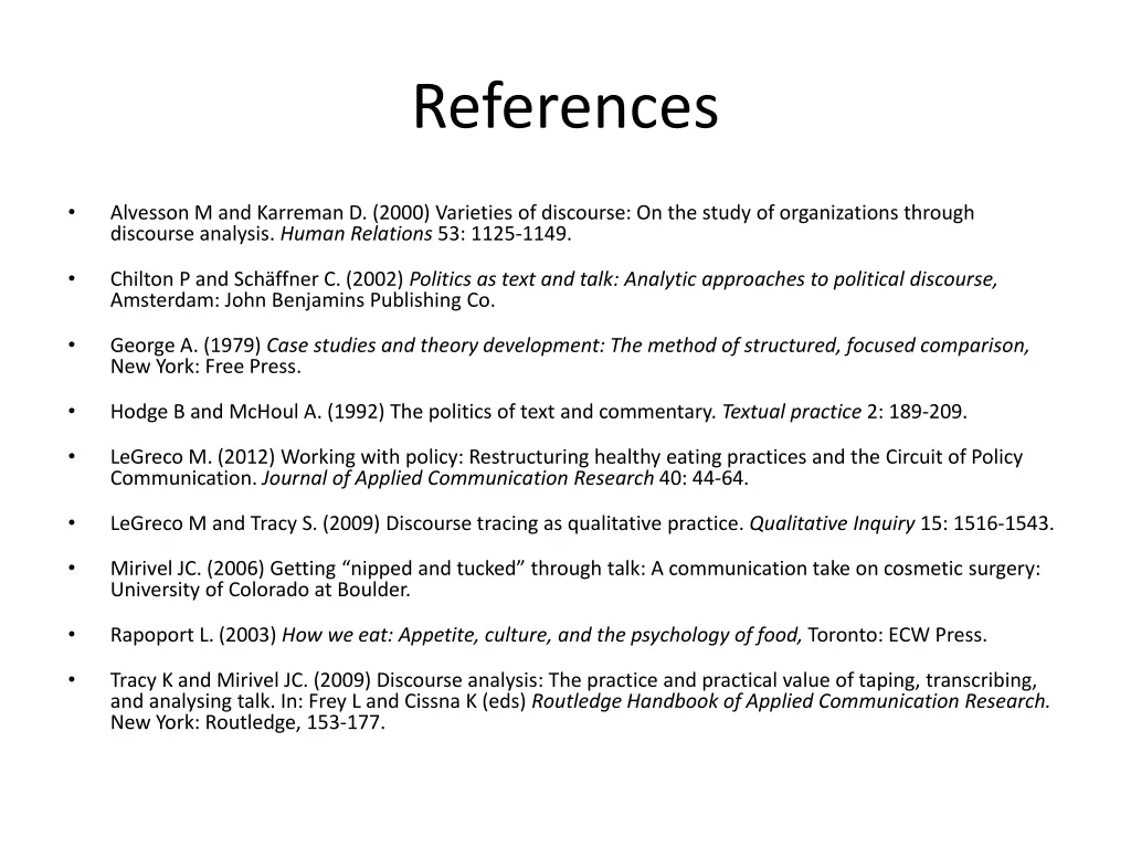 references