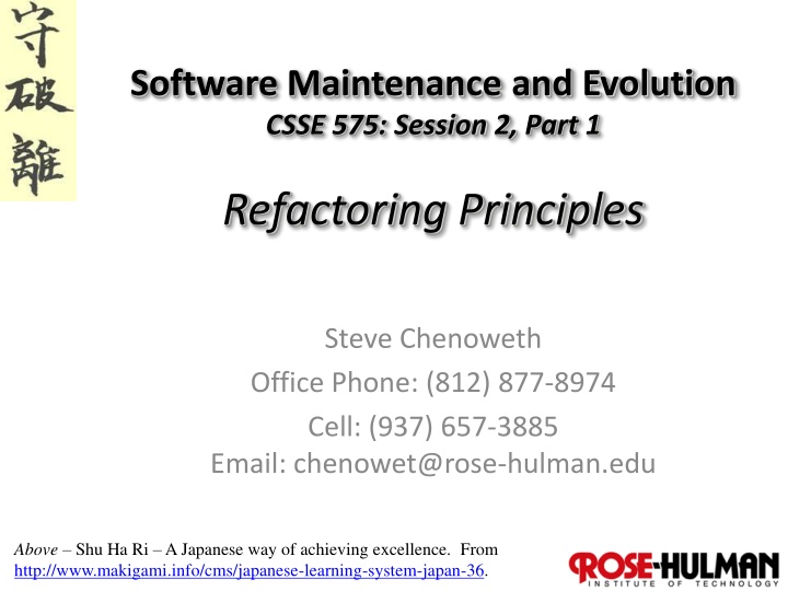 software maintenance and evolution csse