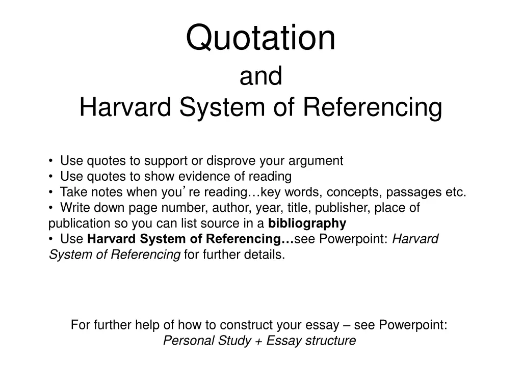 quotation and