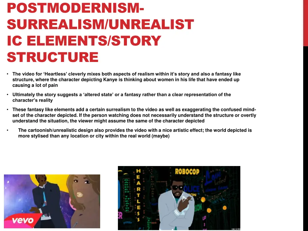 postmodernism surrealism unrealist ic elements
