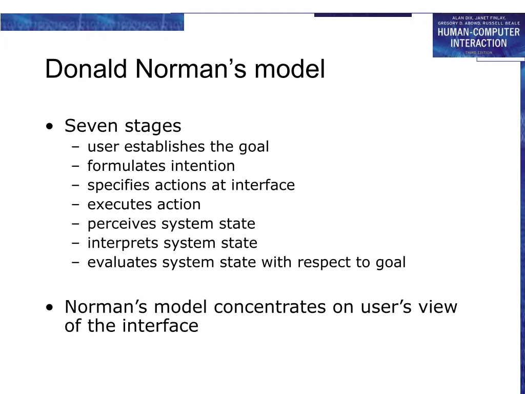 donald norman s model