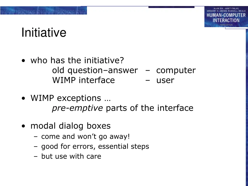 initiative