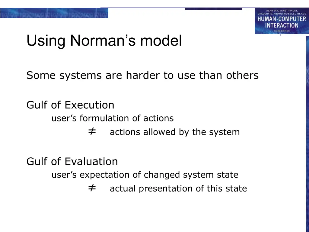 using norman s model