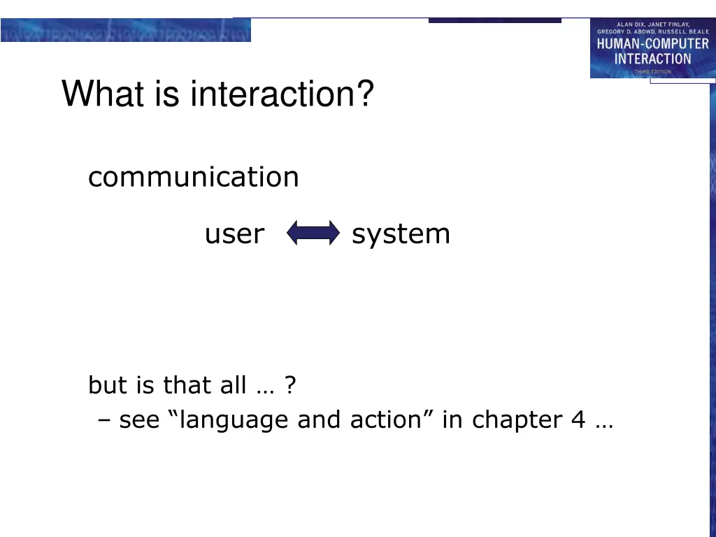 what is interaction