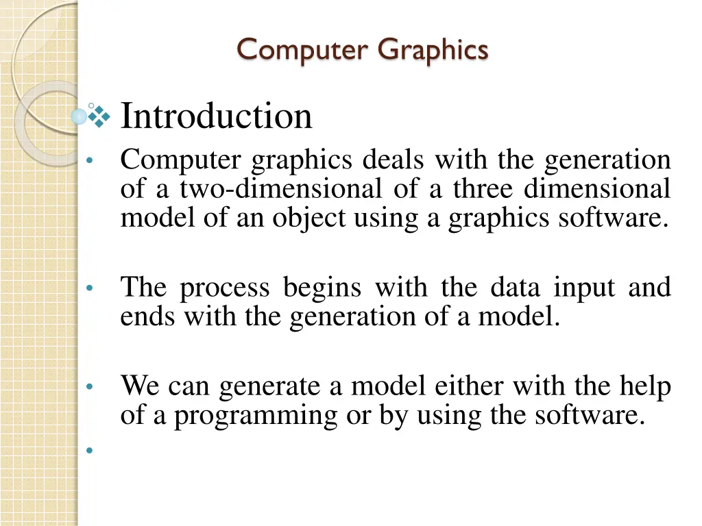 computer graphics