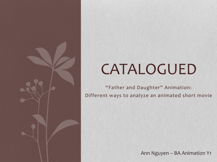 catalogued