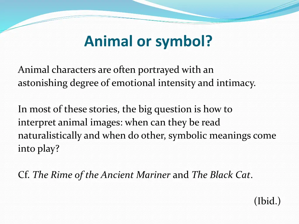 animal or symbol