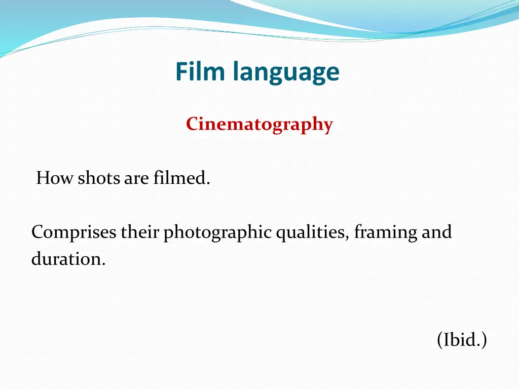 film language 1