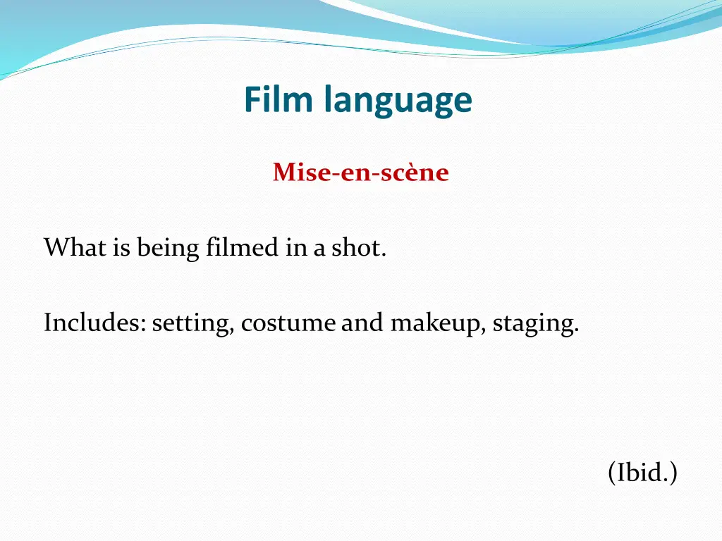 film language