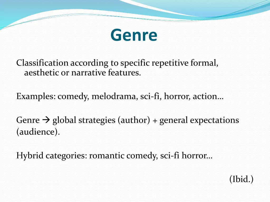 genre