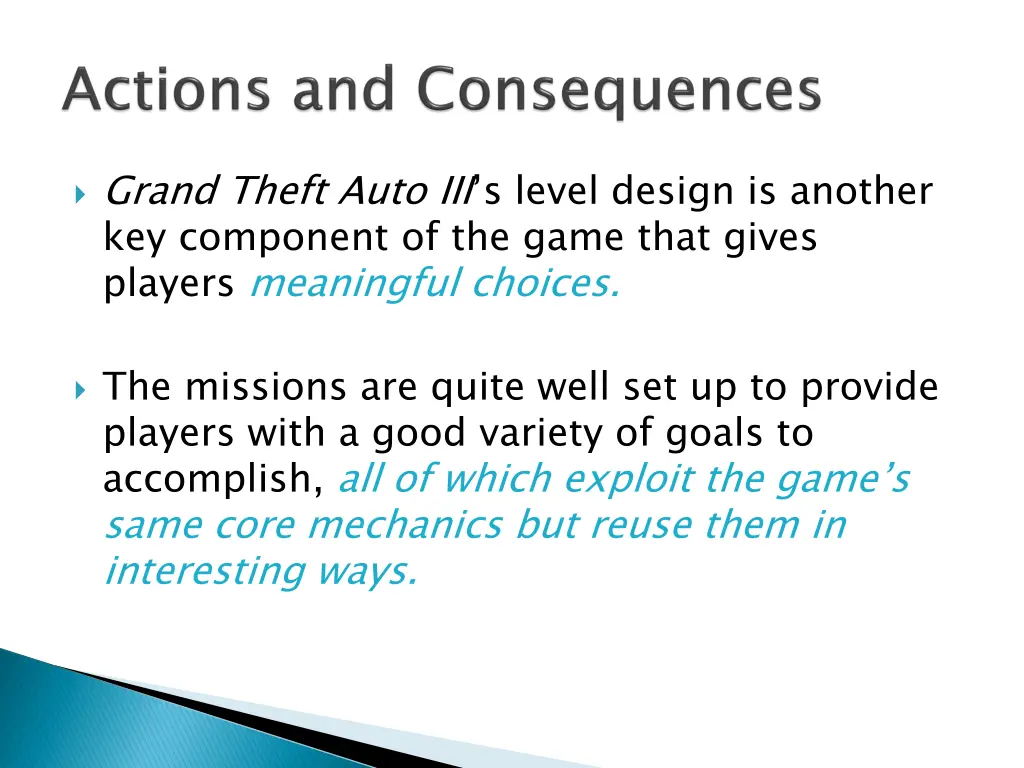 grand theft auto iii s level design is another