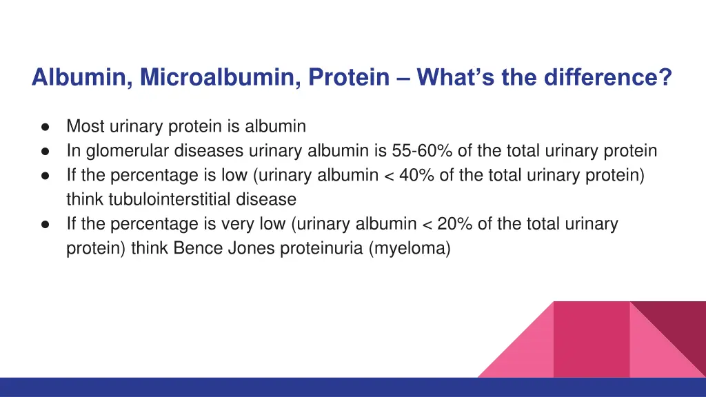 albumin microalbumin protein what s the difference