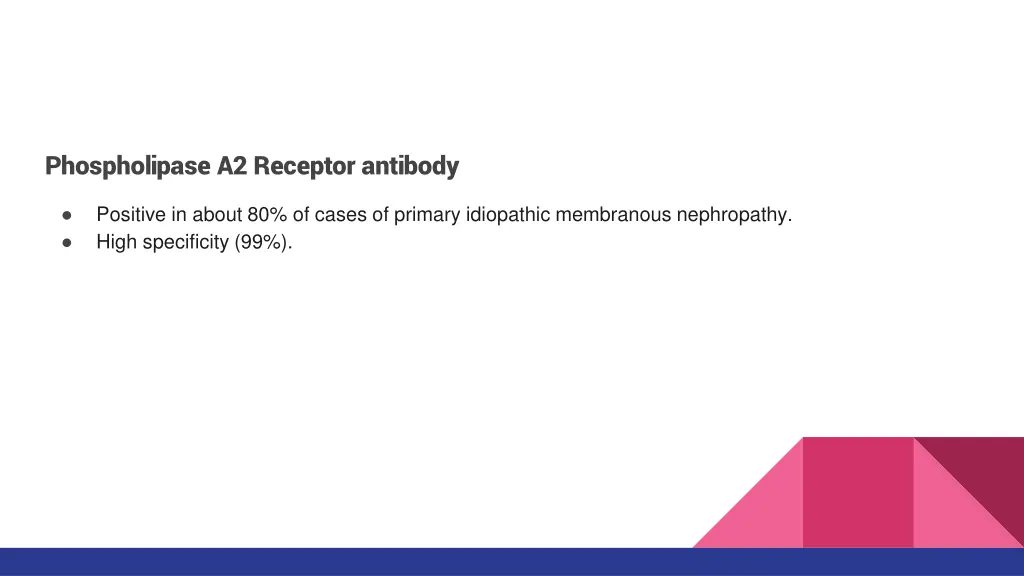 phospholipase a2 receptor antibody