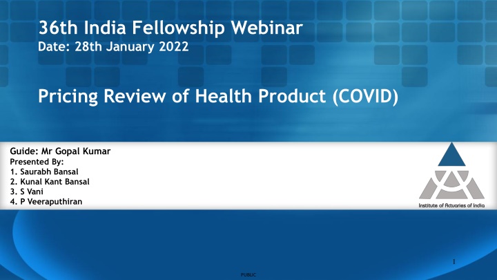 36th india fellowship webinar date 28th january