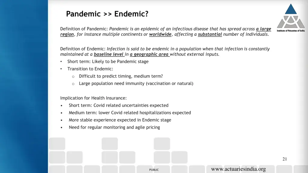 pandemic endemic