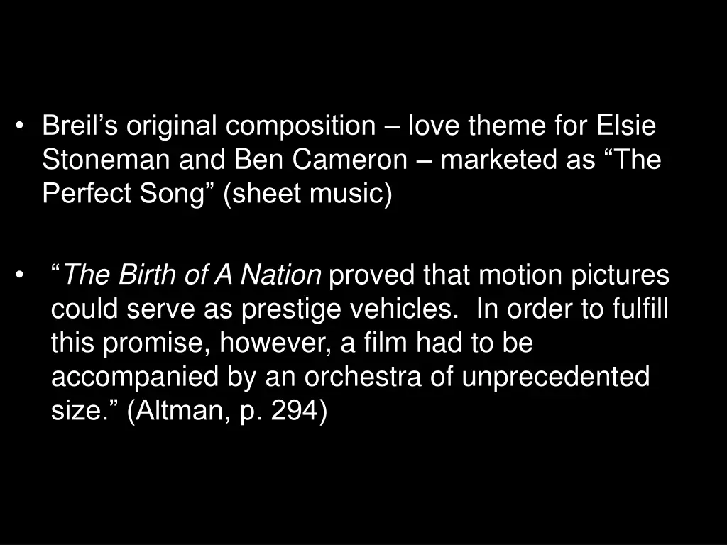 breil s original composition love theme for elsie