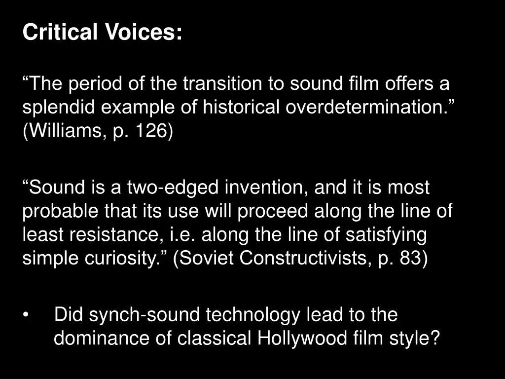 critical voices 1