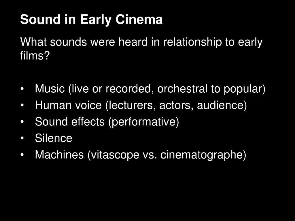 sound in early cinema 6