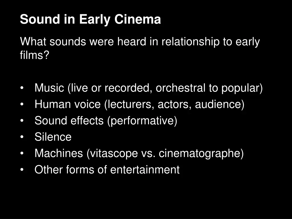sound in early cinema 7