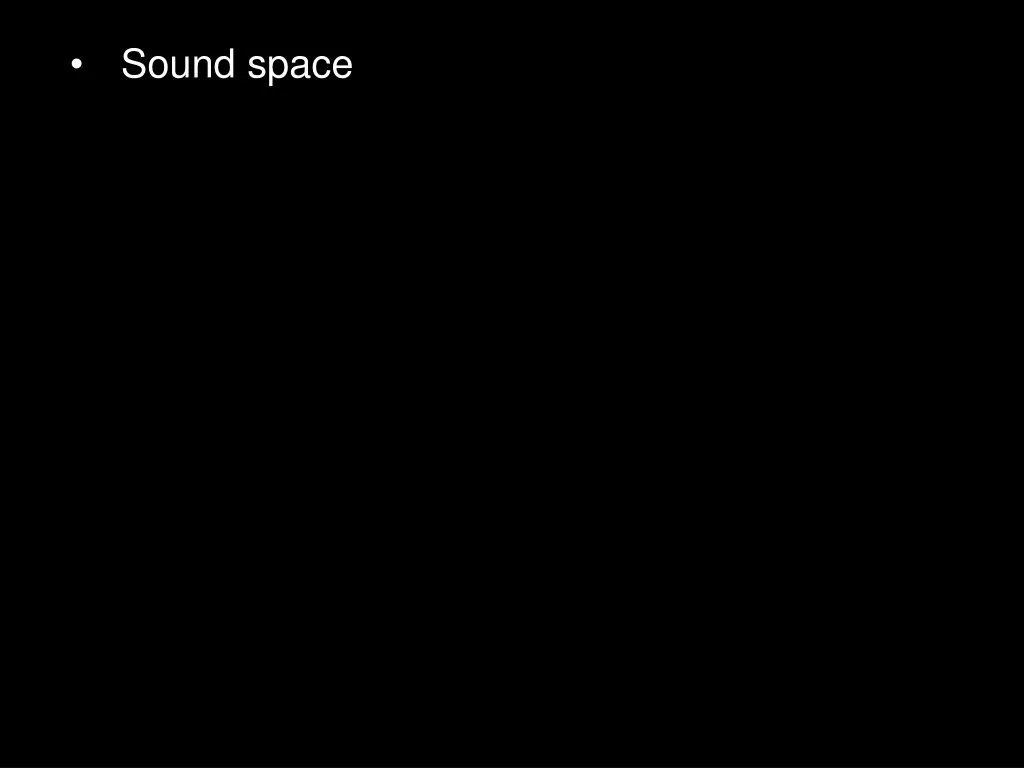 sound space