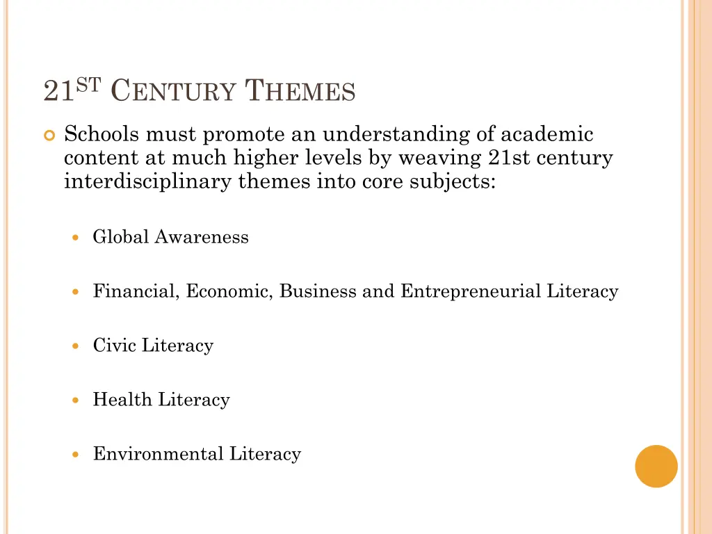 21 st c entury t hemes