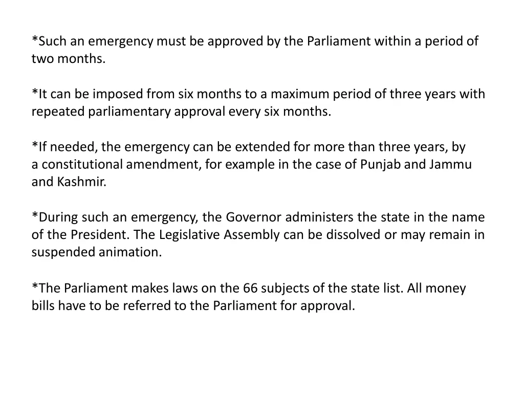 such an emergency must be approved