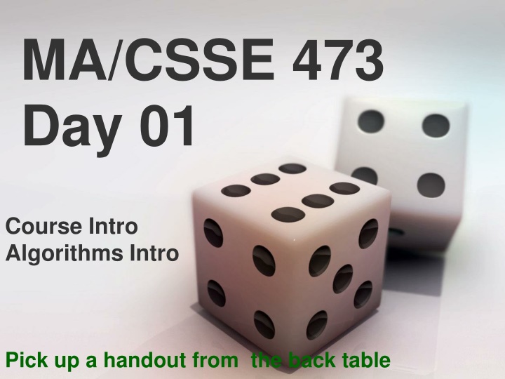 ma csse 473 day 01