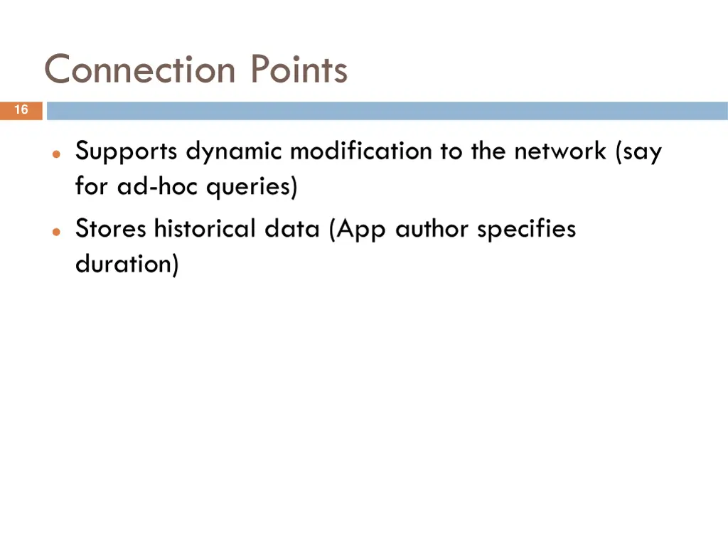 connection points