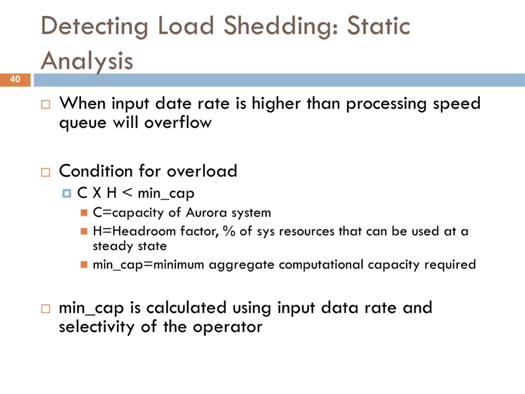 detecting load shedding static analysis