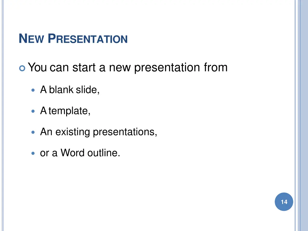 n ew p resentation